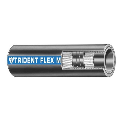 TRIDENT MARINE 1'' HARD WALL WET EXHAUST/WATER HOSE BLACK
