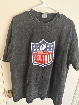 Bad Bunny Team Benito 2026 Super Bowl Halftime Show t-Shirt Large oversized