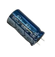 10 PCS LOT Aluminum Electrolytic Capacitor 63v 680uf