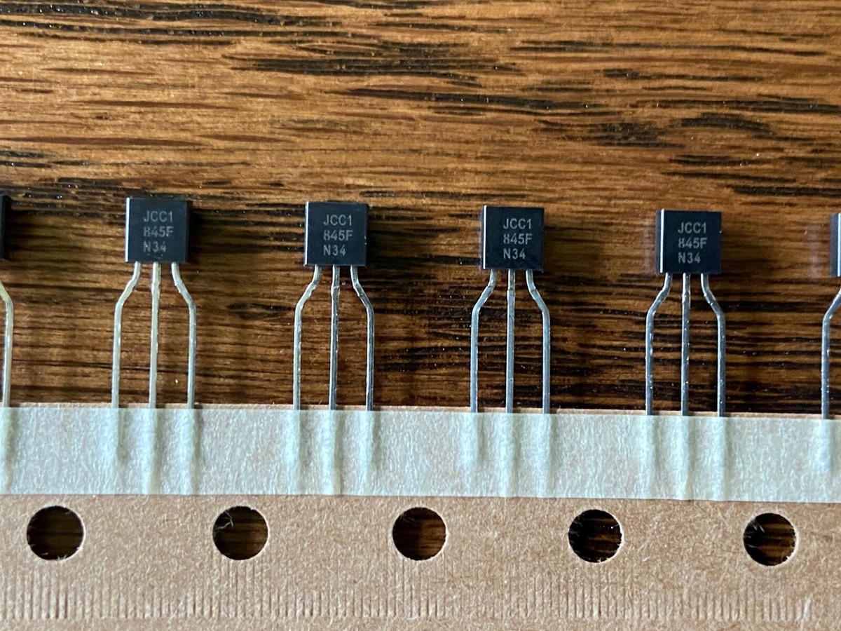 KSC1845FTA 10 New Onsemi transistors - subs for 2SC458 2SC1845