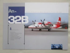 2000'S DOCUMENT RECTO VERSO AVIANT ANTONOV AN-32B LIGHT TRANSPORT AIRCRAFT