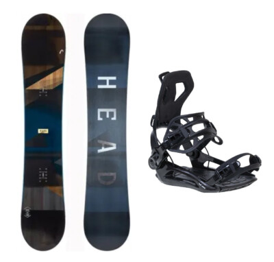 HEAD Rush 159 Snowboard Set Herren All Mountain Board inkl. FASTEC Bindung NEU