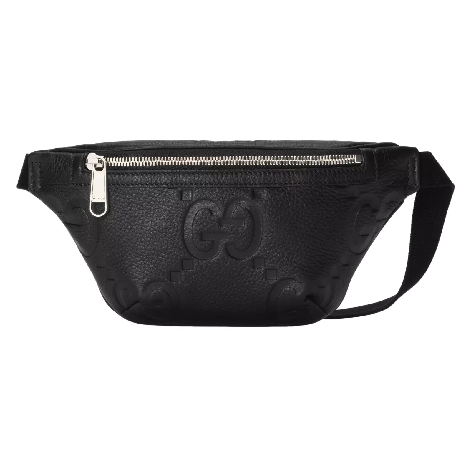 Petit sac ceinture cuir noir GUCCI Jumbo GG neuf et authentique