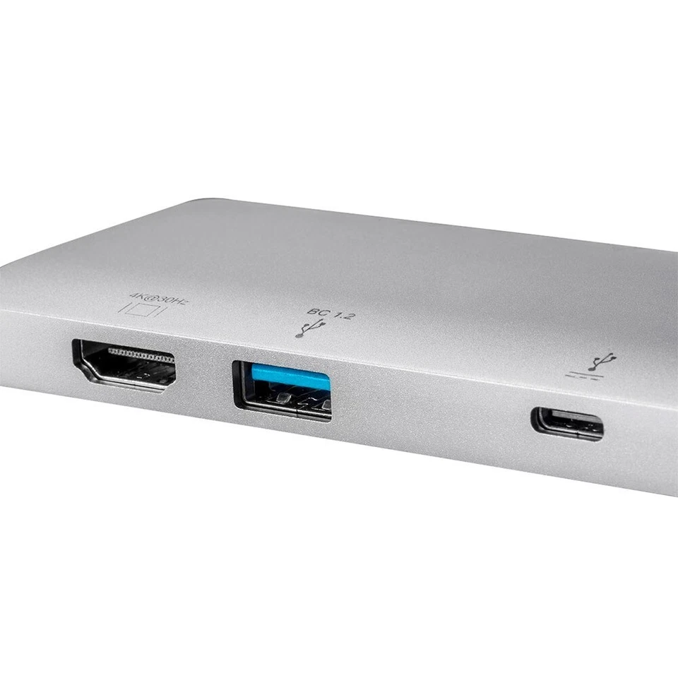 USB-C 3.1 4K HDMI Adapter Gigabit Ethernet 3x USB-A 3.0 & PD Type C MicroSD SD - Image 3 of 4