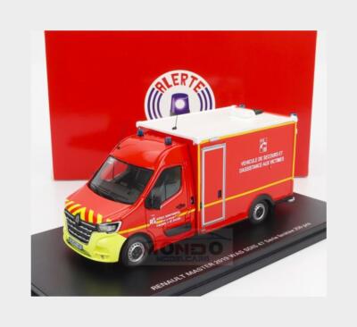 Miniature Pompiers 1/43 Renault Master Van WAS SDIS 47 VSAV 2019 - Alerte 0144 Neuve