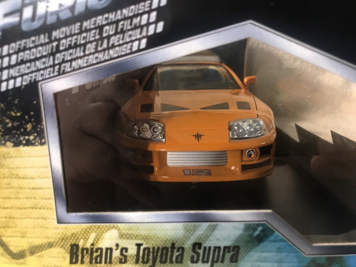 ミニカー FAST&FURIOUS JADATOYS 1/18 LED SUPRA Jada 1:18 Fast & Furious Brian's Toyota Supra w/Light