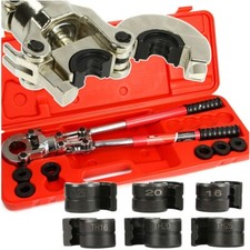 Pressatrice manuale PEX Pinza Crimpatrice per tubo Multistrato 16-25mm+6 Matrici