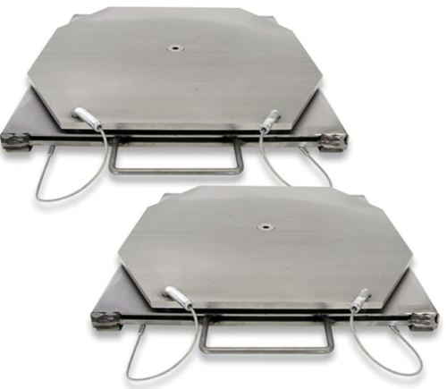 Alignment Rack Stainless Steel Car & Light Truck Turn Plate Table Set Hunter USA - Picture 1 of 1