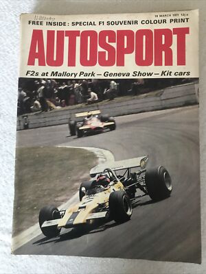 Autosport Magazine 18 March 1971 Pescarolo Wins Mallory F2 Ron Tauranac Brabham