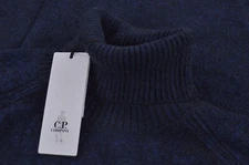 C.P. (CP) Company NWT Knitted Fleece Turtleneck Sweater Size L 52 in Blue