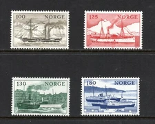 R5869   Norway   1977   coastal ships   4v.   MNH
