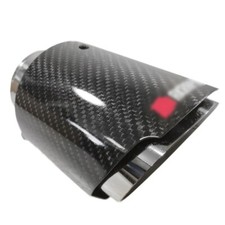 Auspuffblende Endrohr Endstück Carbon Fiber Für Audi A4 A5 A6 A8 Q3 Q5 100 200