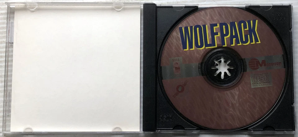 WOLFPACK / Wolf Pack (PC CD-ROM Game, Nova Logic / Manaccom 1990 DOS) VGC Disc - Image 2 of 4