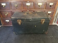 1930s 40s Original Projector Case With Handle Clips Shut Leatherette