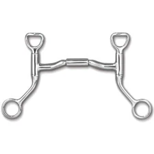 89-20365 Myler HBT Shank with Sweet Iron Forward Tilt Ported Barrel MB 36 NEW