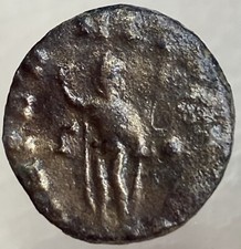 Ancient Roman Empire Coin Gallienus 260-268 AD Aeternitas Aug Sol Holding Globe