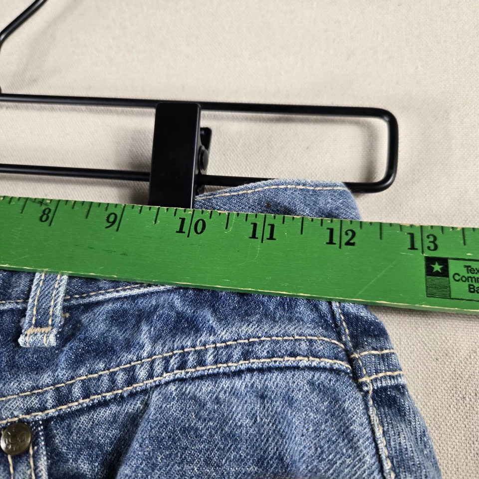 Falda Levis De Colección Y2K Talla 7 Azul Denim Midi Recta Lápiz Botones tiro alto  Foto 4 de 4