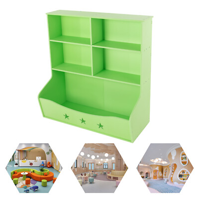 3 Tiers Low Bookcase Display Shelving Storage Shelves PVC Board Unit Stand