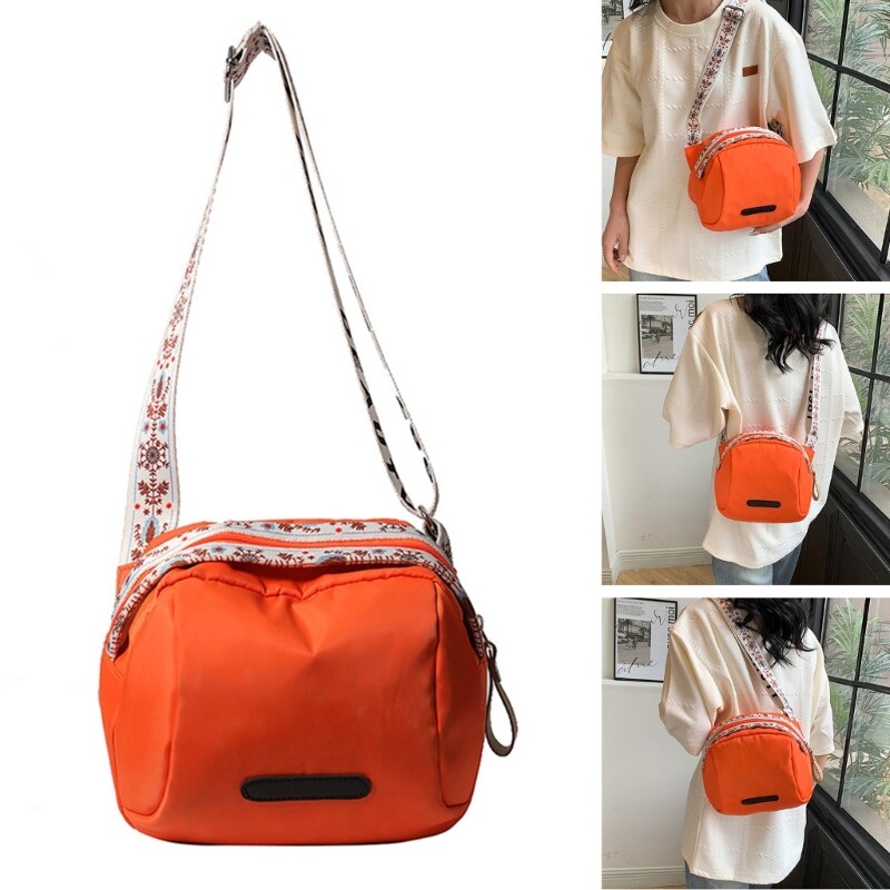 Women Nylon Crossbody Bag Waterproof Shoulder Bag Large Capacity