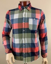 CHUBBIES Men's The iPlaid Classic Flannel Stretch Long Sleeve Shirt Size M