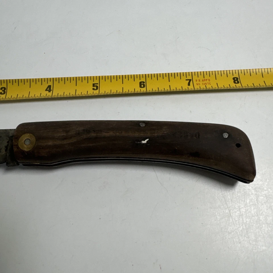 Cuchillo de Bolsillo Friedr Herder Abr Sohn Solingen Alemania De Colección Carpeta As de Picas Foto 3 de 4