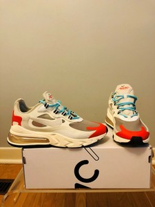 Nike Air Max 270 React Run Shoe Women S Sz 9 5 10 Light Beige Chalk At6174 0 Ebay