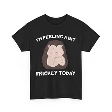 Hedgehog Shirt, I'm Feeling A Bit Prickly Today Hedgehog Animals Lovers T-shirt 