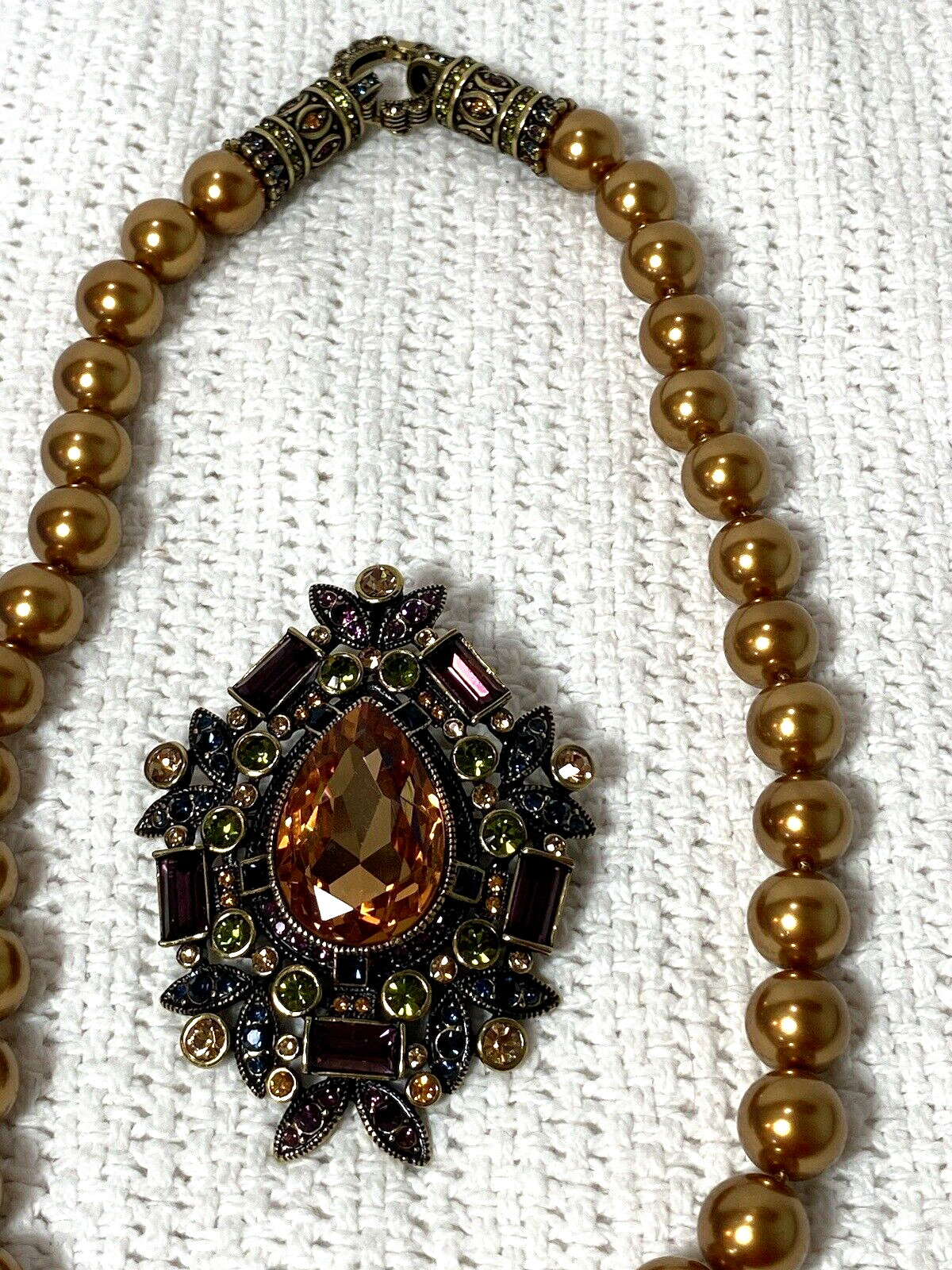 HEIDI DAUS COLLECTION STATEMENT NECKLACE/BROOCH - image 14