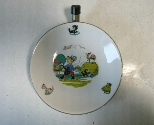 PIATTINO SCALDA PAPPA BIMBO IN CERAMICA ANNI 60 DA COLLEZIONE - Picture 2 of 6
