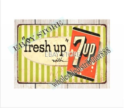 Fresh UP 7up metal tin sign living room wall decor ideas