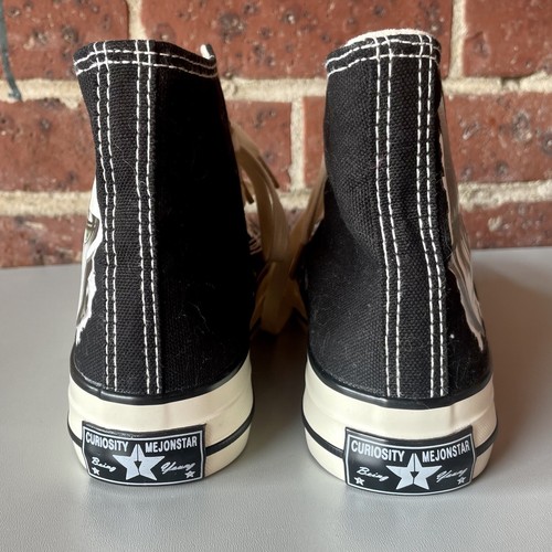 ZQS KPOP BTS BT21 Manga Graffiti Emo Anima High Top Sneakers Size 42 - Picture 5 of 9