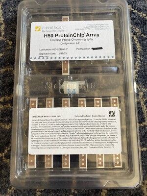 Lot Of 7 Ciphergen Proteinchip Array H50 | eBay