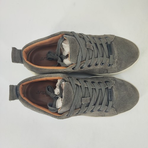 J Slides Women's Noca Gray Suede Platform Lace-Up Sneakers Size 6.5 - Picture 4 of 9