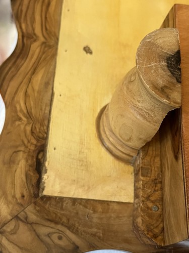 Handmade Olive Wood Chess Set With Storage Drawers 12" X 3" Natural Grain Patter - Picture 20 of 22