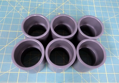 IPEX SCH-80 / D2467 2'' PVC Coupling - Lot of 8