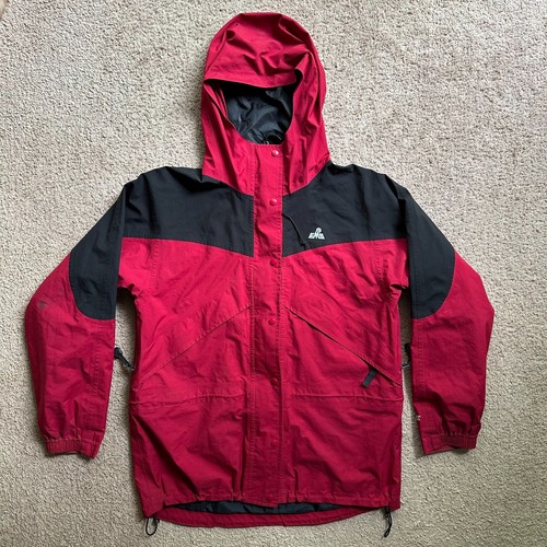 Eastern Mountain Sports Jacket Womens Medium Gore Tex Full Zip Red EMS