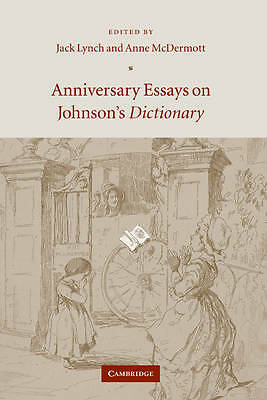 Anniversary Essays on Johnson's Dictionary Lynch McDermott Hardback