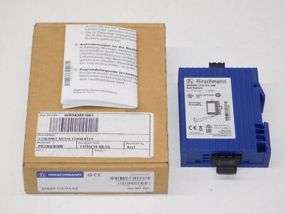 New Hirschmann 943 891-001 Spider 1TX/1FX-SM Ethernet Media Converter Module