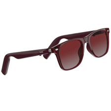 Bluetooth Glasses Smart Sunglasses Red Lens Call Music Stereo Headsets AI Shades