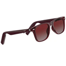 Bluetooth Glasses Smart Sunglasses Red Lens Call Music Stereo Headsets AI Shades