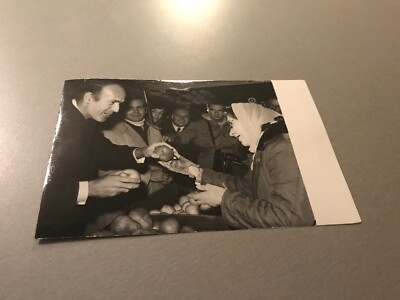 VALÉRY GISCARD D'ESTAING - ORIGINAL PRESSEFOTO 13x18cm  