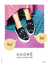 PUBLICITE ADVERTISING 025  2014  ANDRE  chaussures souliers