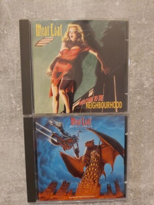 Meat Loaf -- 2 x CD --  Bat Out Of Hell + Welcome To Neighbourhood --  2 x Album