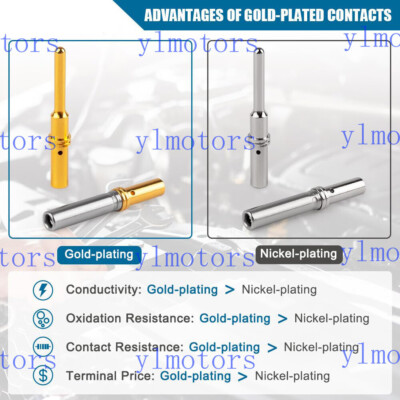 Deutsch DT Su Geçirmez Boru Sıkma Terminali Fiş Demeti Konnektörü 0462-201-16141 - Foto 11