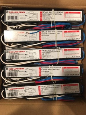 GE Lightech Driver LED9T8/DR/UN/2L 93100 - 2' 2-lamp#1127 18w Drivers