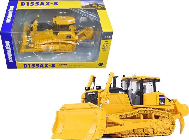 Komatsu D155AX-8 Sigmadozer with Ripper 1/64 Diecast Model