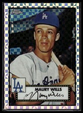 2021 Topps Chrome Platinum Anniversary #693 Maury Wills X-Fractor