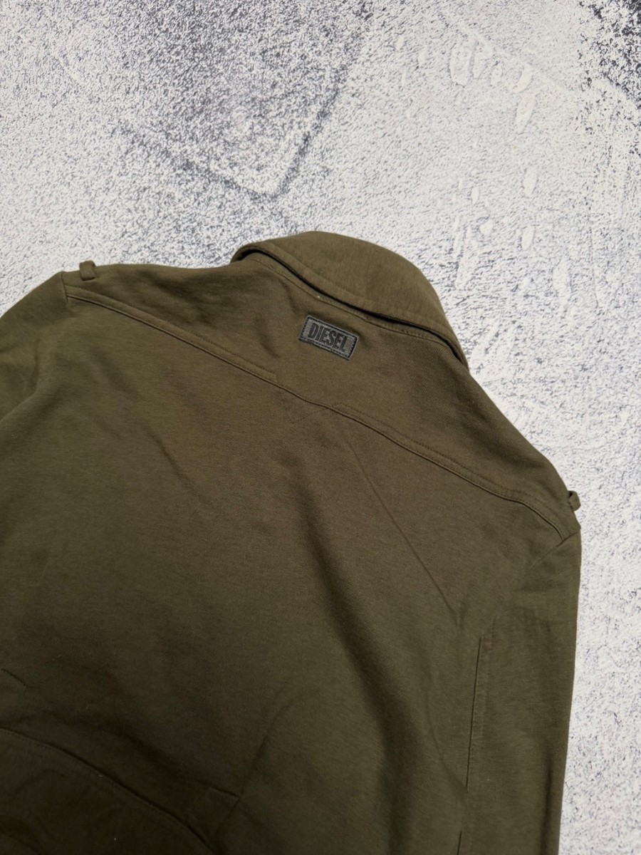 Archive 90/00s Diesel Cropped Military Green Jacket Womens Size S
