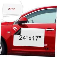 Blank Car Magnets, 24" x 17", 2 Pack Car Door Magnets Signs for Vehicle,