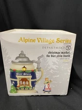 Department 56 Alpine Village Christmas Market, The Bier Stein Booth